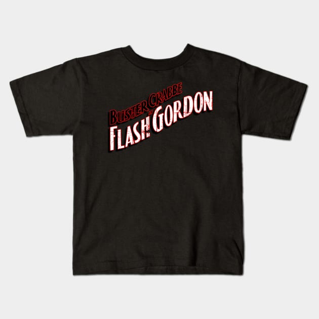 The Original Flash Gordon Kids T-Shirt by TheUnseenPeril